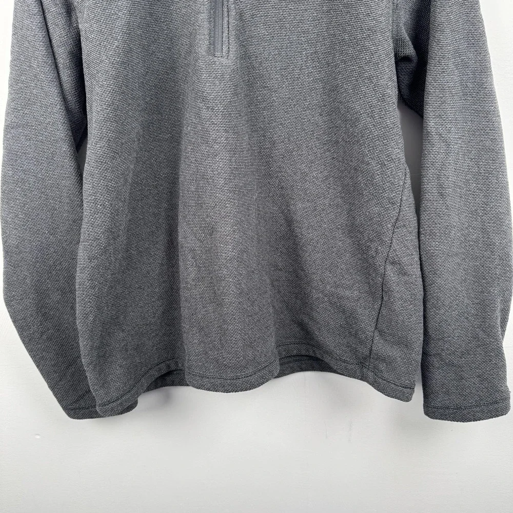 The North Face Sweatshirt Mens Large Gray 1/4 Zip Pullover Lightweight Outdoor